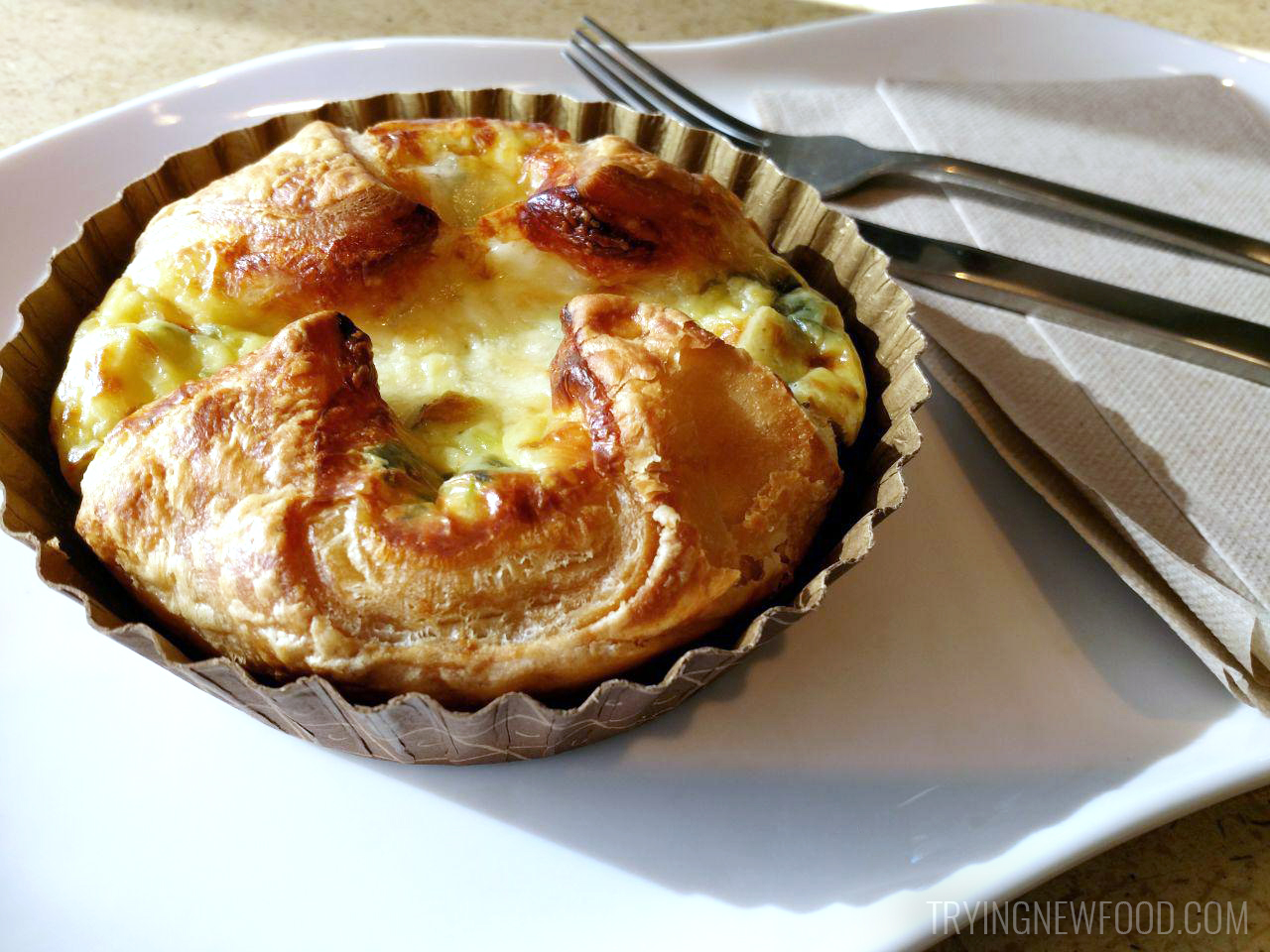 Panera Soufflé Spinach Artichoke Trying New Food